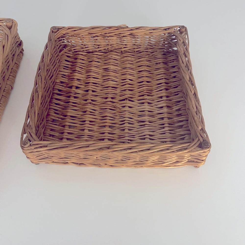 Handmade European Rattan Storage Organizers. - Picture 7 of 7